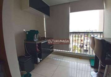 Apartamento com 2 dormitórios à venda, 55 m² por r$ 360.000,00 - vila são rafael - guarulhos/sp