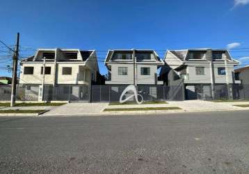 Triplex novo à venda, com 3 quartos sendo 1 suíte, no bairro alto boqueirão, curitiba/pr.