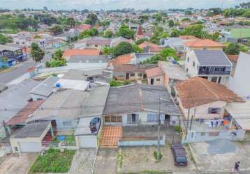 Casa com edícula de frente para rua à venda, com 3 quartos sendo 1 suíte, no bairro xaxim, curitiba/pr.