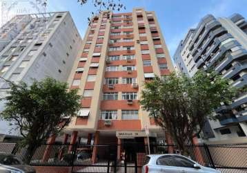 Venda apartamento santos sp - mar doce lar último andar na rua queridinha do boqueirão com vaga suficiente.