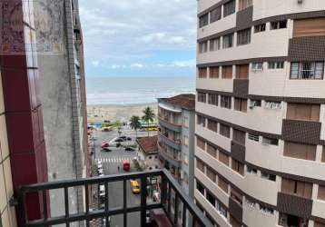 Venda apartamento santos sp - mar doce lar reformado em andar alto com vista mar da sacada, ideal para surfistas.