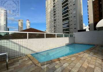 Venda apartamento santos sp - mar doce lar garden com 3 dormitórios e terraço com churrasqueira, piscina e canil privativos no gonzaga.