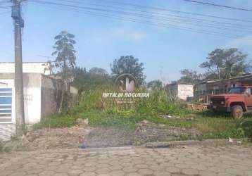 Terreno à venda na rua maria dulce pupo guerrea, jardim aguapeu, mongaguá, 150 m2 por r$ 58.000