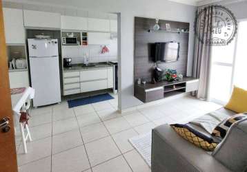 Apartamento com 1 dormitório à venda, 45 m² por r$ 330.000,00 - caiçara - praia grande/sp