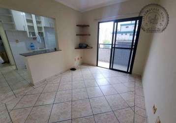 Apartamento com 1 dormitório para alugar, 44 m² por r$ 2.200,00/mês - vila guilhermina - praia grande/sp