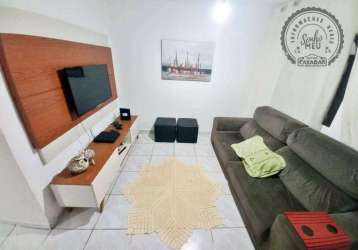 Casa com 2 dormitórios à venda, 90 m² por r$ 350.000,00 - aviação - praia grande/sp