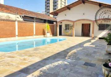 Casa com 3 dormitórios à venda, 210 m² por r$ 1.900.000,00 - vila guilhermina - praia grande/sp