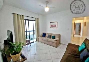 Apartamento com 2 dormitórios à venda, 73 m² por r$ 500.000,00 - canto do forte - praia grande/sp