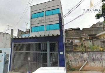 Prédio, 750 m² - venda por r$ 1.525.000,00 ou aluguel por r$ 11.504,00/mês - jardim palmira - guarulhos/sp