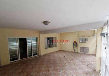 Casa com 4 dormitórios, 196 m² - venda por r$ 680.000,00 ou aluguel por r$ 3.500,00/mês - vila augusta - guarulhos/sp