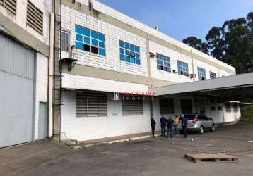 Galpão, 22000 m² - venda por r$ 24.000.000,00 ou aluguel por r$ 131.000,00/mês - rio abaixo - itaquaquecetuba/sp