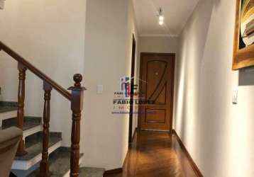 Apartamento triplex com 3 dormitórios à venda, 210 m² por r$ 995.000,00 - santa maria - santo andré/sp