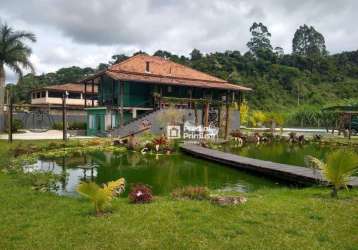 Maravilhosa chácara com 3 dormitórios à venda, 1800 m² por r$ 1.100.000 - salinas - nova friburgo/rj