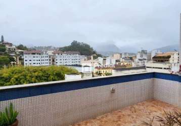 Cobertura duplex com 4 dormitórios à venda, 180 m² por r$ 1.300.000 - centro - nova friburgo/rj