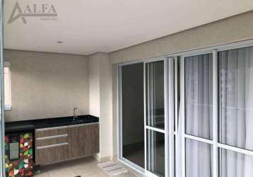 ** vision anália franco - oportunidade - lindo studio em andar alto c/ amplo terraço gourmet - 1 vaga fixa e livre **