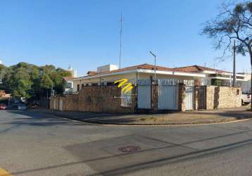 Casa à venda e para locação em campinas, botafogo, com 8 quartos, com 318 m²