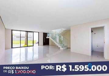 Casa nova com 3 suites à venda, 182 m² por r$ 1.595.000