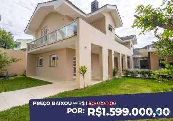 Casa com 4 quartos à venda na rua alferes poli, 3465, parolin, curitiba por r$ 1.599.000