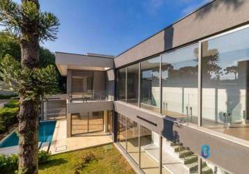 Casa com 4 dormitórios à venda, 531 m² por r$ 7.280.000,00 - santa felicidade - curitiba/pr