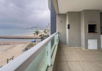 Apartamento frente mar em itapema, centro, itapema - sc