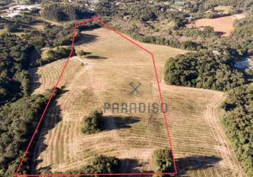 Terreno à venda, 76000 m² por r$ 2.500.000,00 - jardim agua boa - campo magro/pr