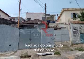 Imóvel para renda, ou terreno para costruir na vila maria alta - sp:com 400m², 7 dormitórios, 7 banheiros para venda. são 5 casas e 4 vagas de garagem.