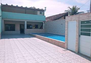 Casa sobrado 2 quartos - piscina - lado praia na vila caiçara em praia grande - rp74