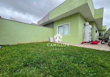 Casa financiável com 2 dormitórios à venda, 100 m² por r$ 620.000 - carianos - florianópolis/sc