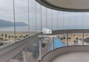 Apartamento com 4 dormitórios à venda, 203 m² por r$ 2.500.000,00 - canto do forte - praia grande/sp