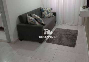 Apartamento com 1 dormitório à venda por r$ 215.000 - vila guilhermina - praia grande/sp