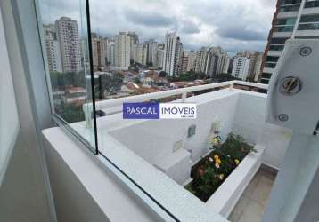 Cobertura com 1 quarto à venda na rua joão álvares soares, 1512, campo belo, são paulo, 55 m2 por r$ 855.000