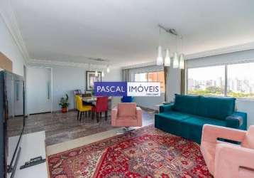 Apartamento com 3 quartos à venda na dos guaramomis, 115, moema, são paulo, 135 m2 por r$ 1.349.000