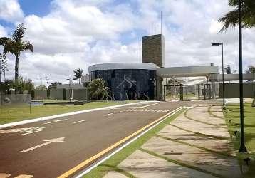 Terreno plano a venda em condominio fechado sun lake