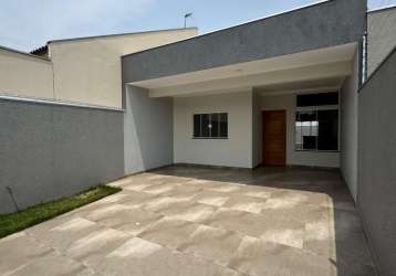 Casa à venda em maringá, jardim novo oásis, com 3 quartos, com 104 m²