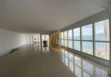 Apartamento duplex com vista mar e 4 suítes à venda, 268 m² no centro - itapema/sc