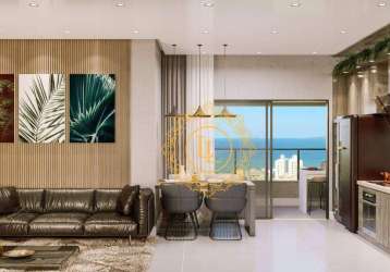 Apartamento com vista mar e 2 dormitórios à venda, 69 m² em itapema/sc