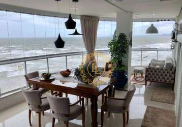 Apartamento frente mar com 3 dormitórios à venda, gravatá - navegantes/sc