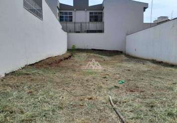 Terreno à venda, 250 m² por r$ 300.000,00 - parque dos bandeirantes - ribeirão preto/sp