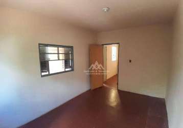 Casa com 1 dormitório para alugar, 115 m² por r$ 800/mês - ipiranga - ribeirão preto/sp