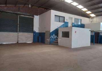 Galpão para alugar, 560 m² por r$ 10.000/mês - campos elíseos - ribeirão preto/sp