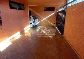 Casa com 4 dormitórios à venda, 206 m² por r$ 365.000,00 - parque ribeirão preto - ribeirão preto/sp