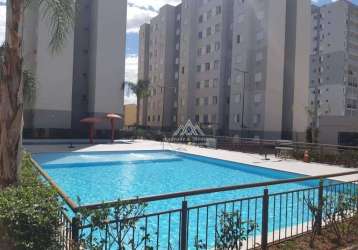 Apartamento com 2 dormitórios à venda, 46 m² por r$ 180.000 - residencial das américas - ribeirão preto/sp