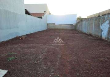 Terreno à venda, 275 m² por r$ 294.000,00 - parque dos lagos - ribeirão preto/sp