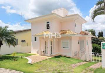 Casa em condomínio fechado com 3 quartos à venda na rua san conrado, 415, loteamento caminhos de san conrado (sousas), campinas, 211 m2 por r$ 1.190.000