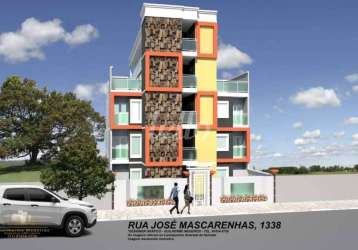 Apartamento com 2 quartos à venda na rua josé mascarenhas, 1338, vila matilde, são paulo, 32 m2 por r$ 320.000