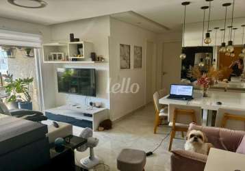 Apartamento com 2 quartos à venda na rua rio preto, 675, vila valparaíso, santo andré, 60 m2 por r$ 570.000