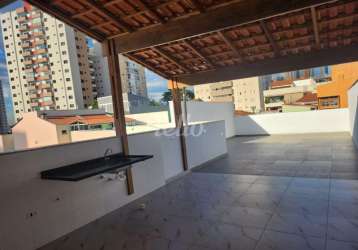 Cobertura com 3 quartos à venda na rua vitória régia, 191, campestre, santo andré, 146 m2 por r$ 910.000