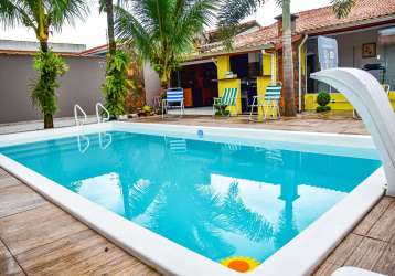 Casa com piscina a venda em itanhaém, litoral sul de sp.