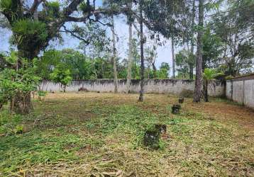 Terreno de chácara á venda em itanhaém, murado e com excelente localização.