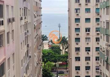 Apartamento com 1 quarto e vista mar à venda no boqueirão em santos-sp